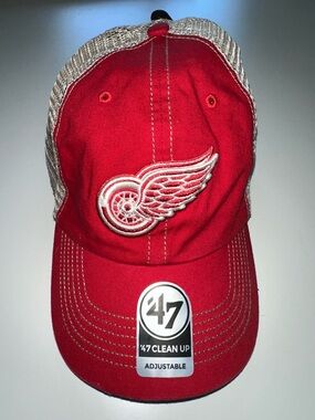 47 Brand Detroit Redwings Hat Adjustable NWT